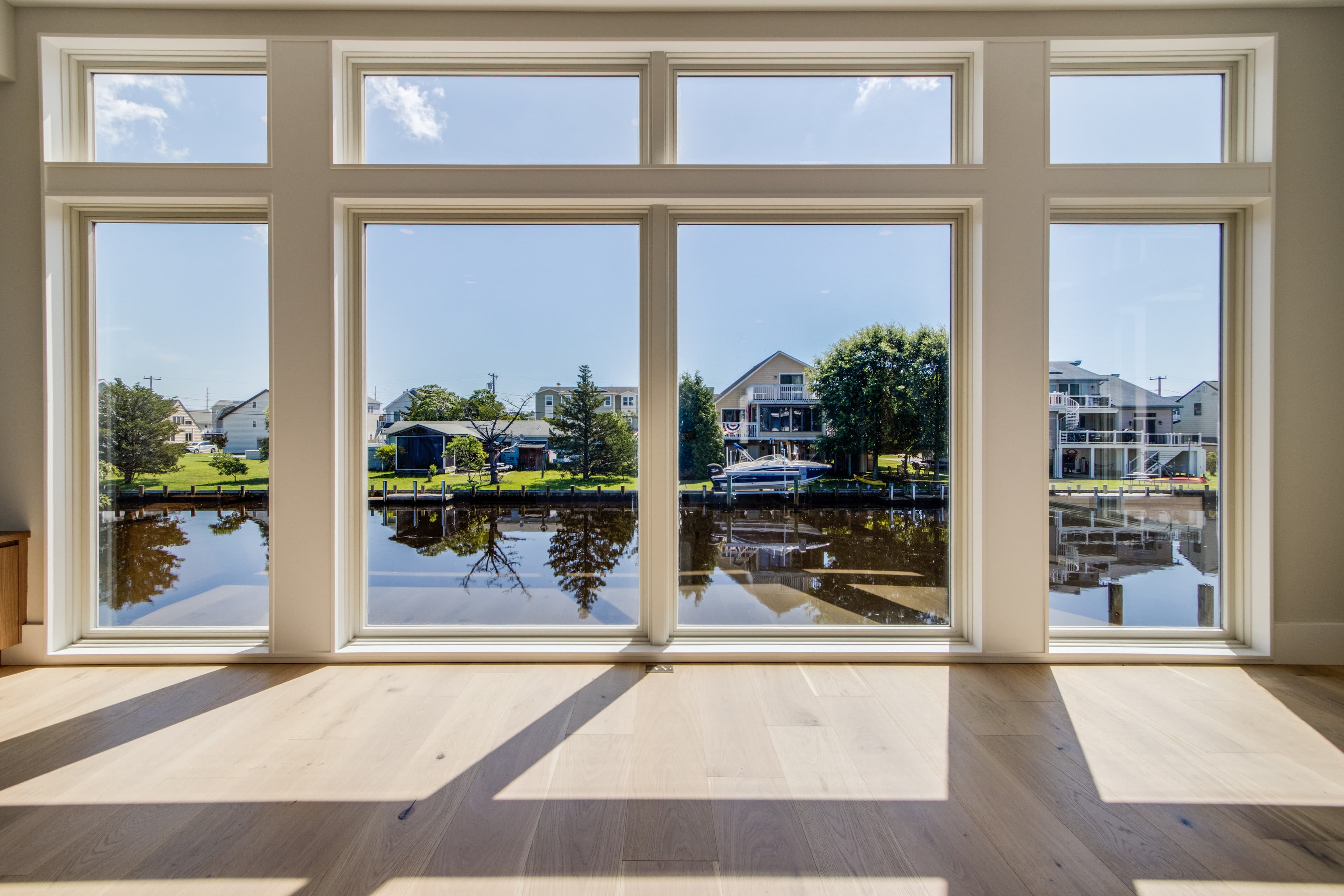 Beautiful modern window installation